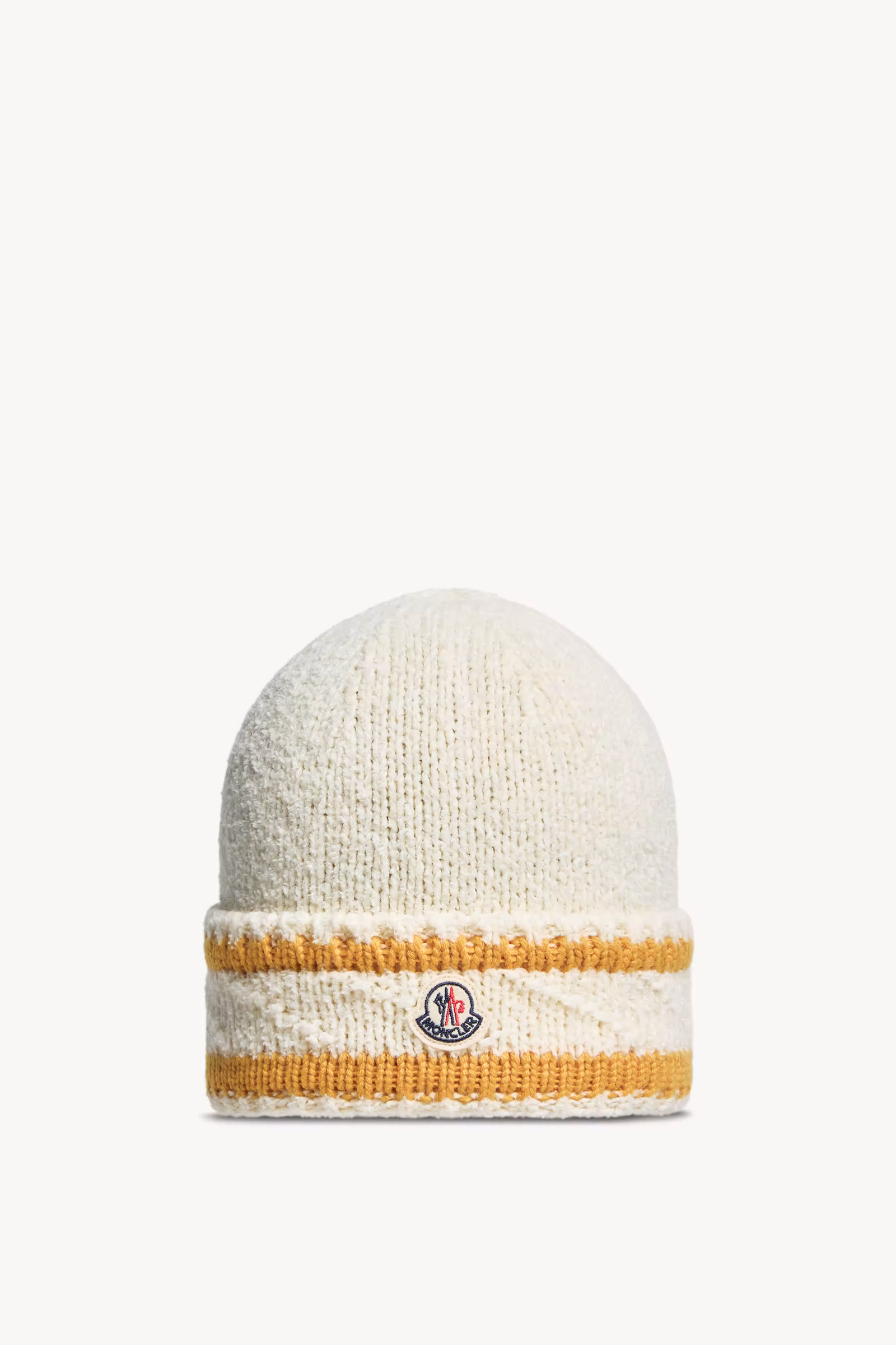 Moncler Striped Wool & Cotton Blend Beanie Moncler Striped Wool & Cotton Blend Beanie | Fragment Clothing
