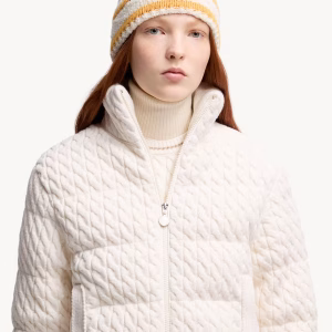 Moncler Striped Wool & Cotton Blend Beanie1 | Fragment Clothing
