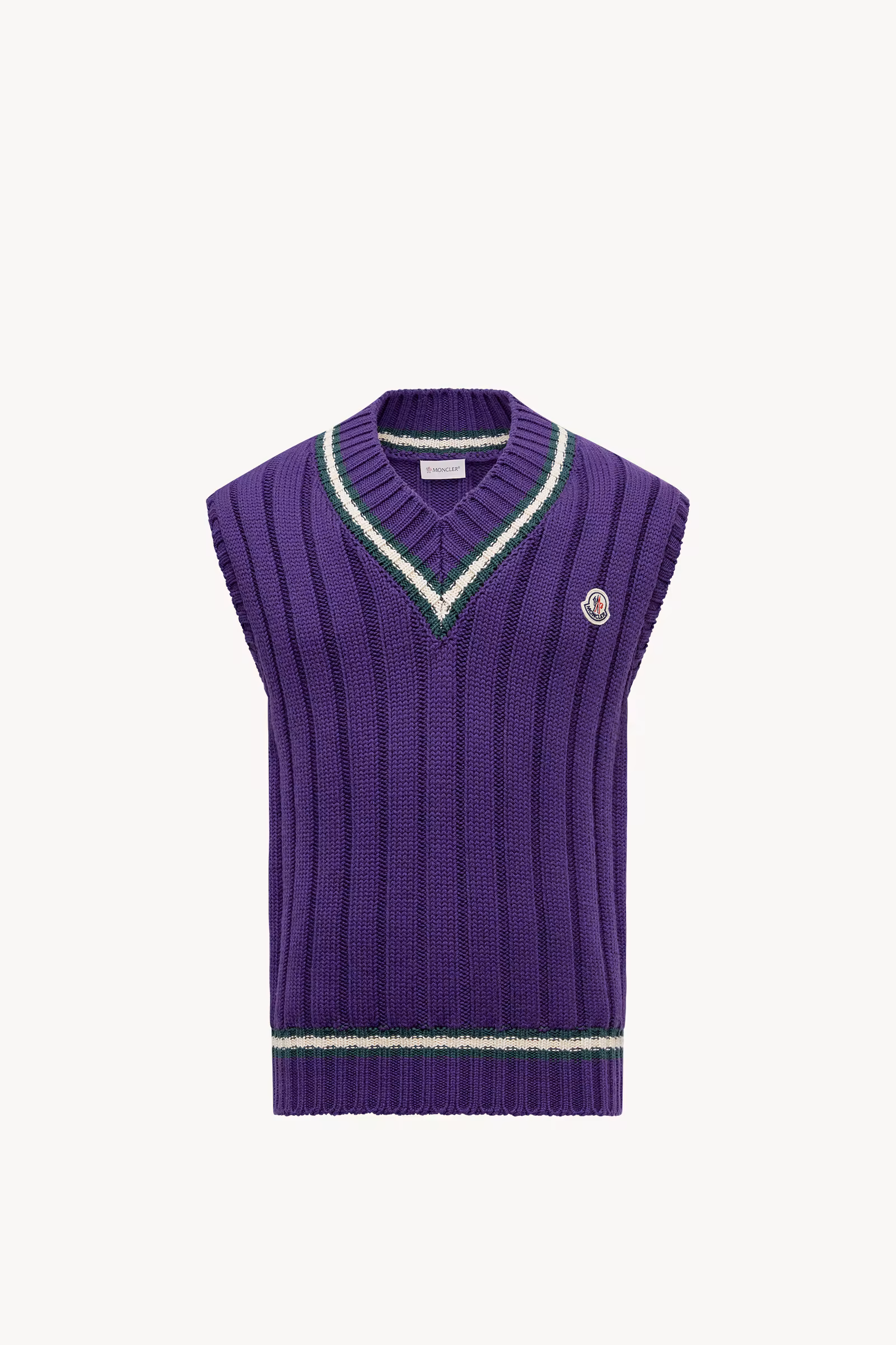Moncler Wool & Cotton V-Neck Vest Moncler Wool & Cotton V-Neck Vest | Fragment Clothing