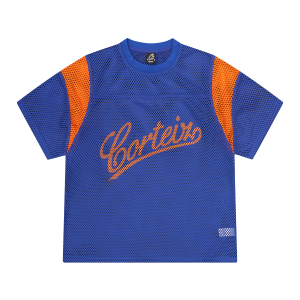 Open Mesh Panel Jersey [blue/orange] | Fragment Clothing