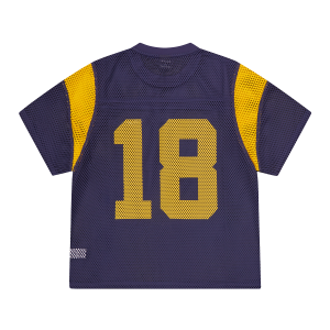 Open Mesh Panel Jersey [navyyellow] (2) | Fragment Clothing