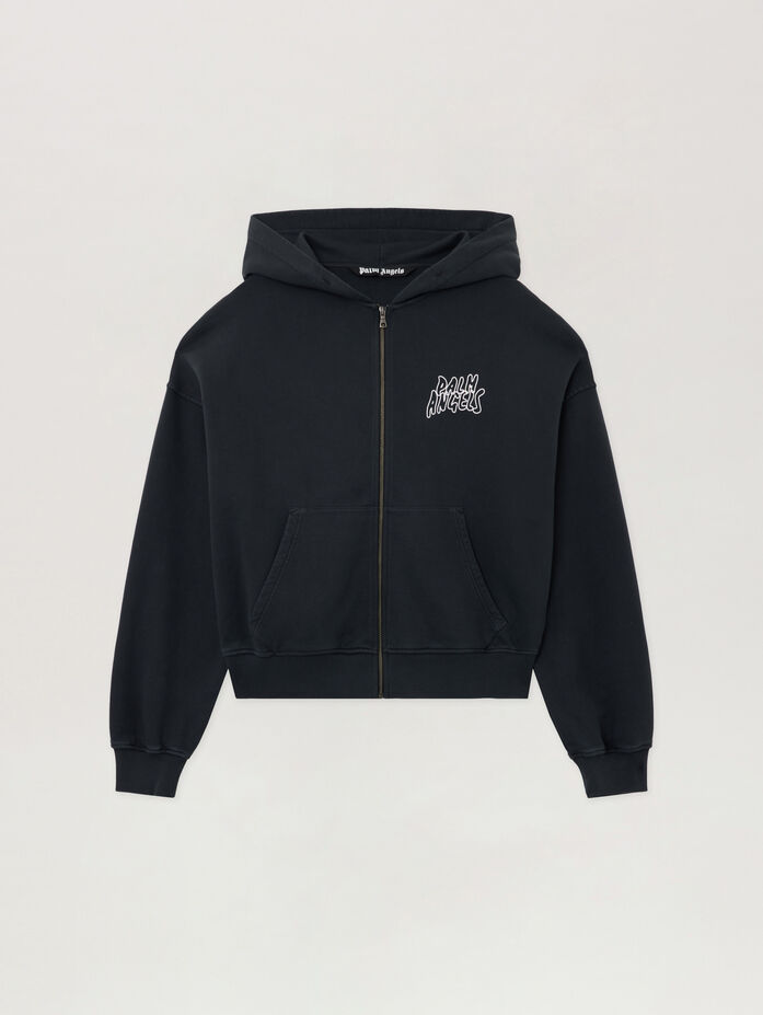 Palm Angels Leaf Loose Zip Hoodie Palm Angels Leaf Loose Zip Hoodie | Fragment Clothing