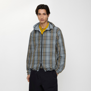 Reversible Check Hooded Jacket | Fragment Clothing - View 2