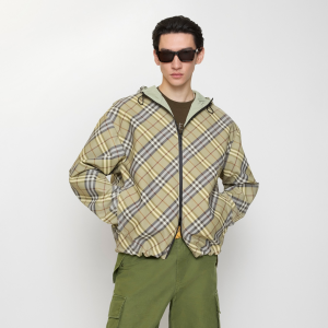 Reversible Check Hooded Jacket | Fragment Clothing - View 2