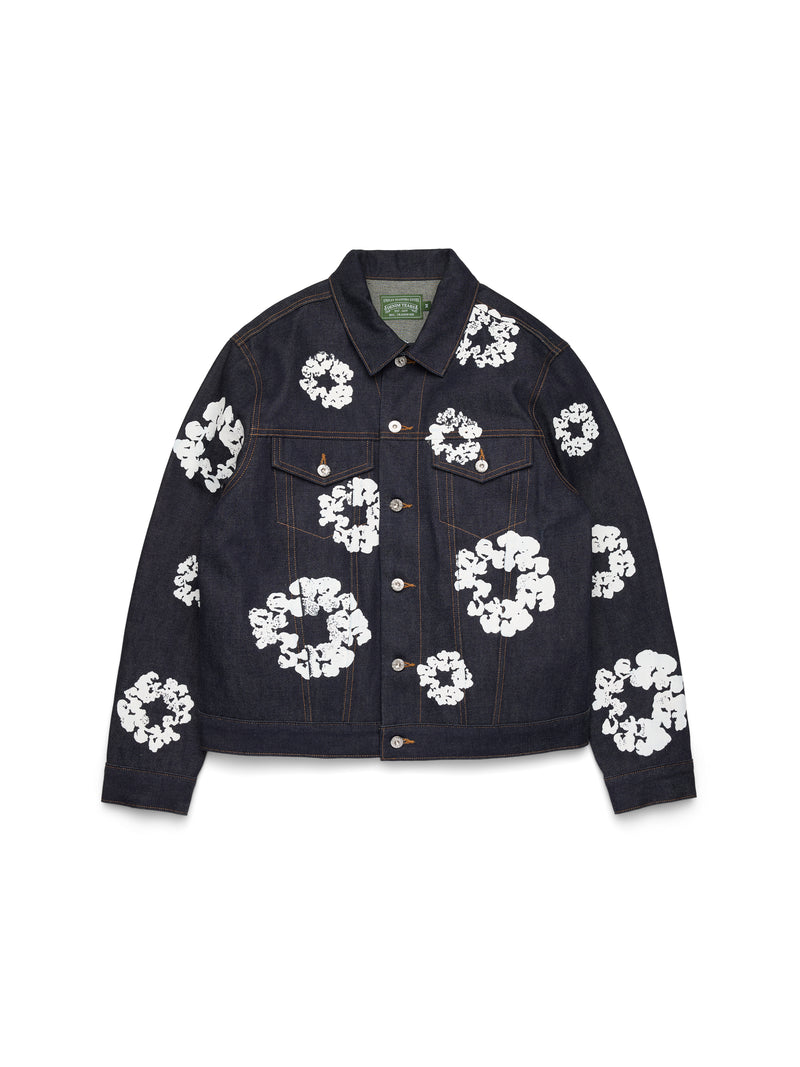 SelvedgeCWDenimJacket-Front Cotton Wreath Denim Jacket Selvedge | Fragment Clothing