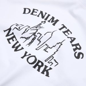 Skyline Tee White | Fragment Clothing - View 2
