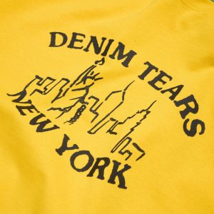 Skyline Tee Yellow | Fragment Clothing - View 2