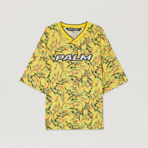 Tribal Allover Palm Sport T-Shirt Yellow | Fragment Clothing
