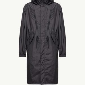 Aliso Hooded Rain Coat - Black | Fragment Clothing