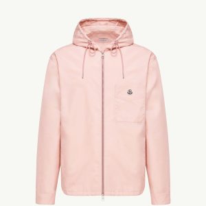 Cotton Blend Poplin Shirt Jacket - Pink | Fragment Clothing