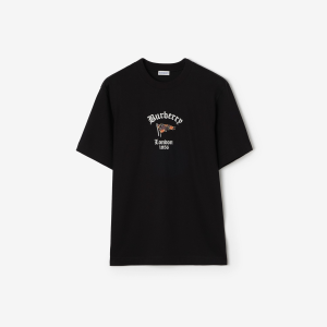 Relaxed Fit Check Flag Cotton T-shirt | Fragment Clothing