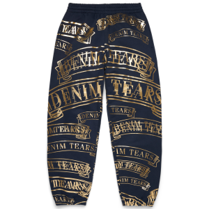 DT Banner Sweatpants Navy | Fragment Clothing