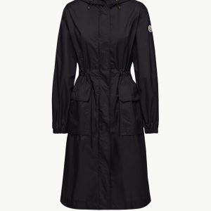 Hiengos Hooded Long Parka - Black | Fragment Clothing