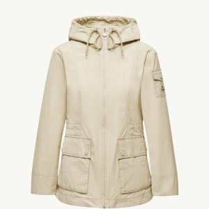 Leandro Hooded Parka - Beige | Fragment Clothing