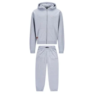 NOFS Grey Tracksuit – Oversized Streetwear Set | Fragment Clothing