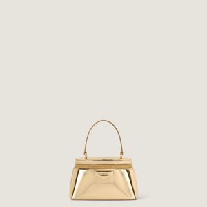 Antigona Vanity Bag In Mirror Effect Leather With Chain (1) | Fragment Clothing