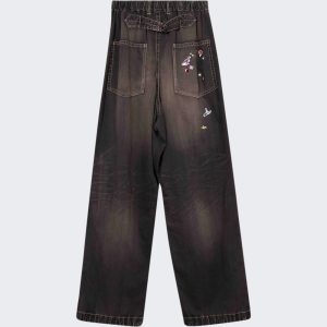 Baker Jeans With Sticker Black (1) | Fragment Clothing