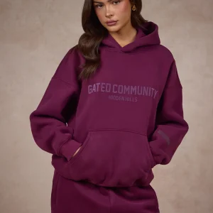 Basics Hoodie Dark Plum | Fragment Clothing