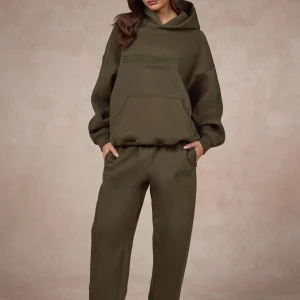 Basics Hoodie Olive | Fragment Clothing - View 2
