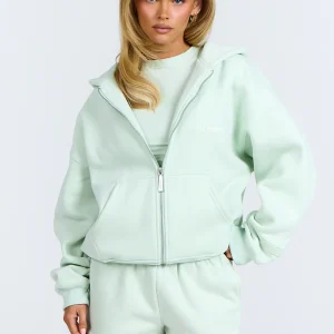 Basics ZIP Hoodie Mint | Fragment Clothing