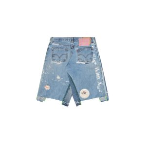 Better With Age Campaign Long Denim Short | Fragment Clothing - View 2