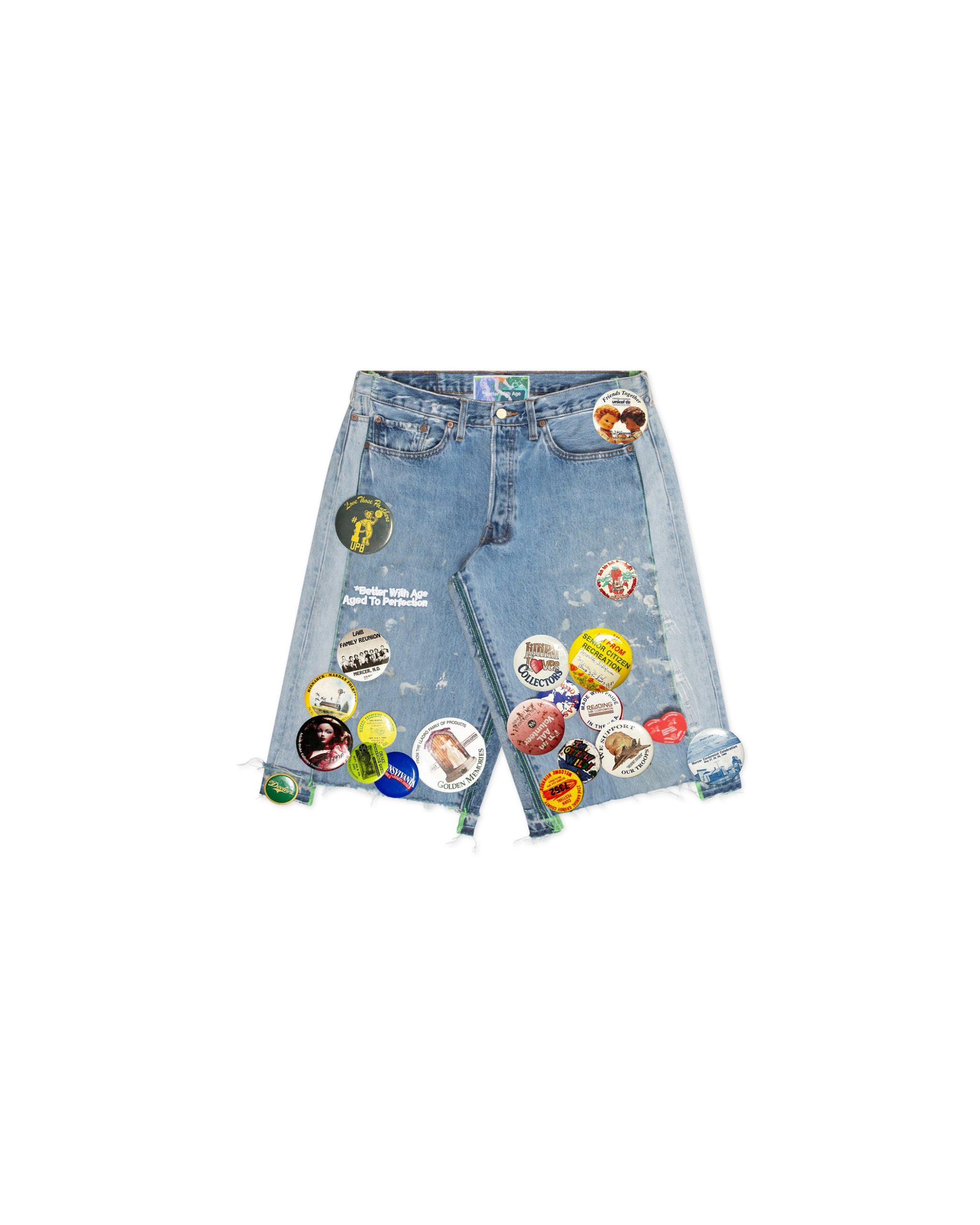 Better With Age Campaign Long Denim Short Better With Age Campaign Long Denim Short | Fragment Clothing