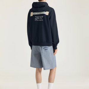 Couture Seam hoodie in fleece with Archives print | Fragment Clothing - View 2