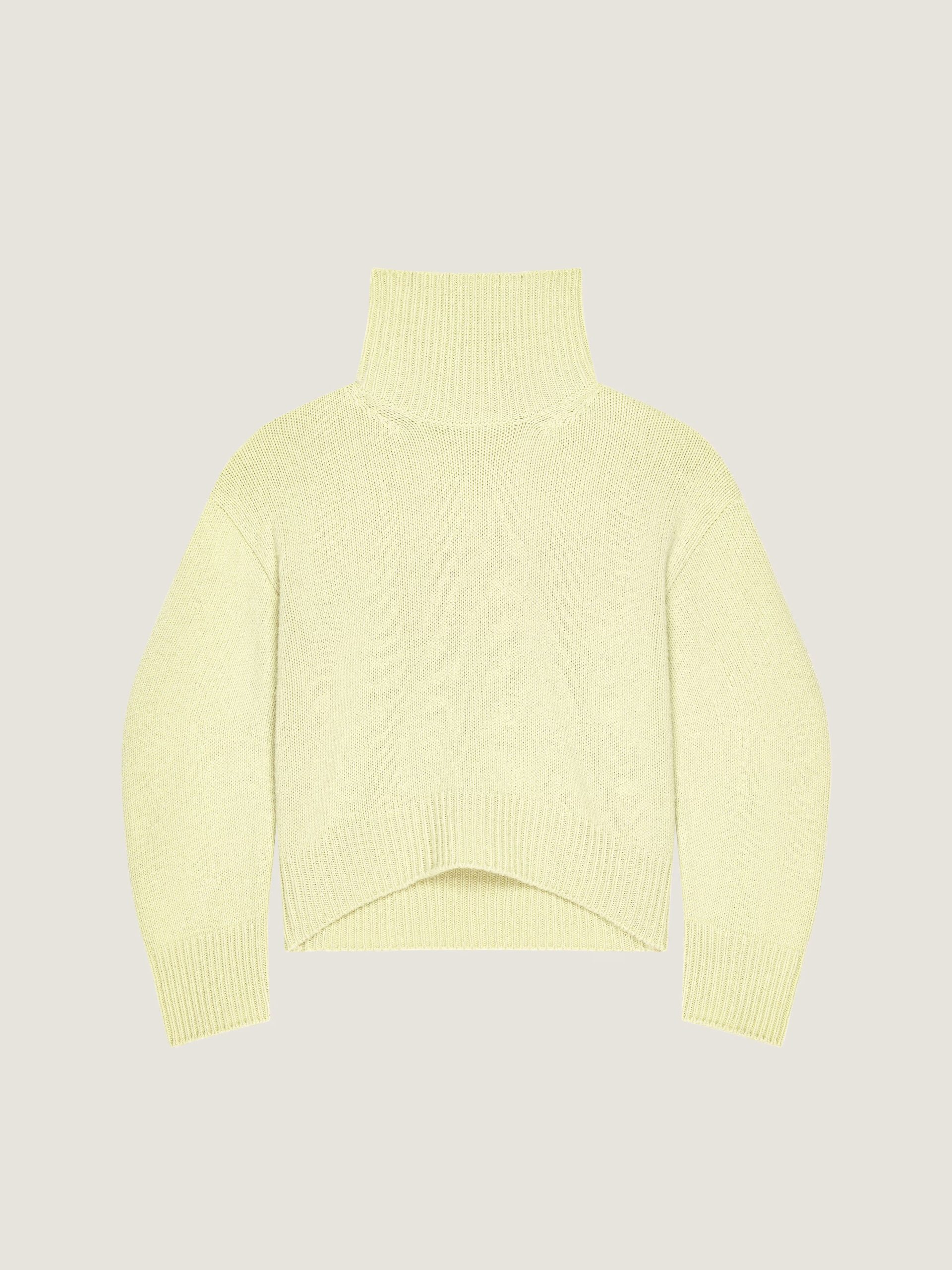 Couture Seam turtleneck sweater in alpaca and yak wool (1) AUTO-DRAFT | Fragment Clothing