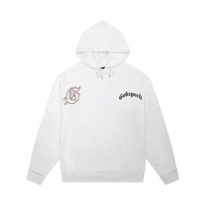 Godspeed Dual Skull Graphic Hoodie – White (2) | Fragment Clothing