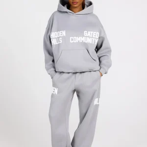 Gated Community Hoodie Ash Grey | Fragment Clothing - View 2
