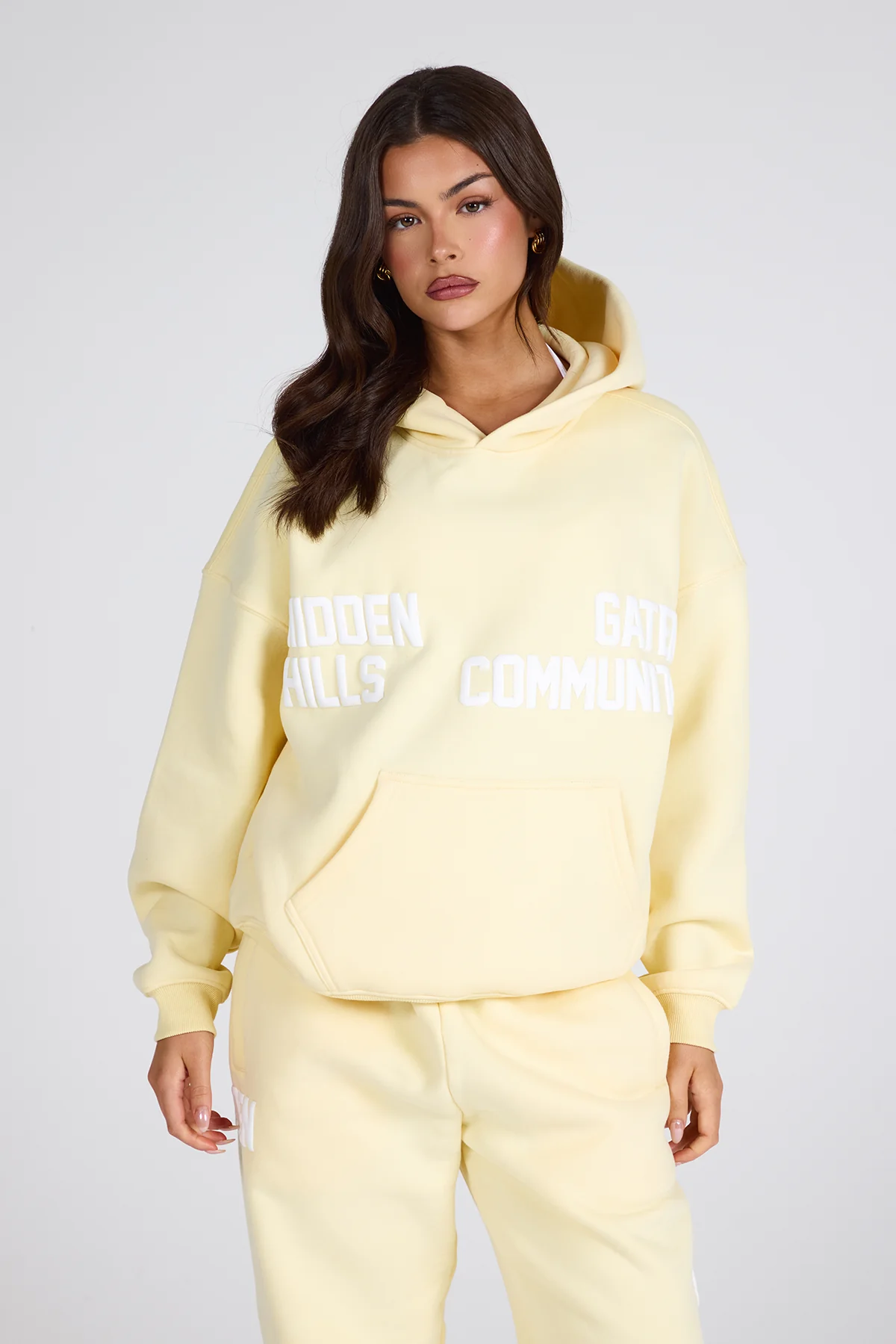 Gated Community Hoodie Butter Yellow Gated Community Hoodie Butter Yellow | Fragment Clothing