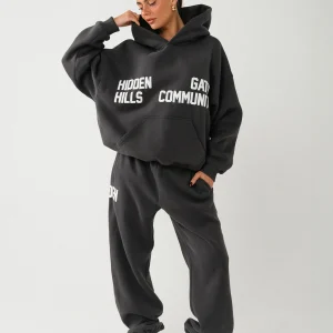 Gated Community Hoodie Dark Grey | Fragment Clothing - View 2