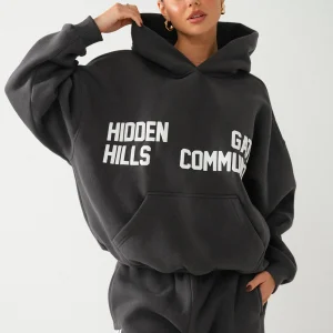 Gated Community Hoodie Dark Grey | Fragment Clothing