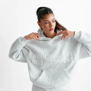 Gated Community Hoodie Light Grey | Fragment Clothing - View 2