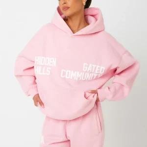 Gated Community Hoodie Light Pink | Fragment Clothing