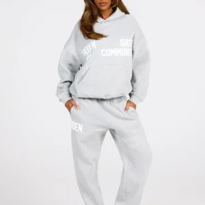 Gated Community Hoodie Medium Grey | Fragment Clothing - View 2