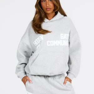 Gated Community Hoodie Medium Grey | Fragment Clothing
