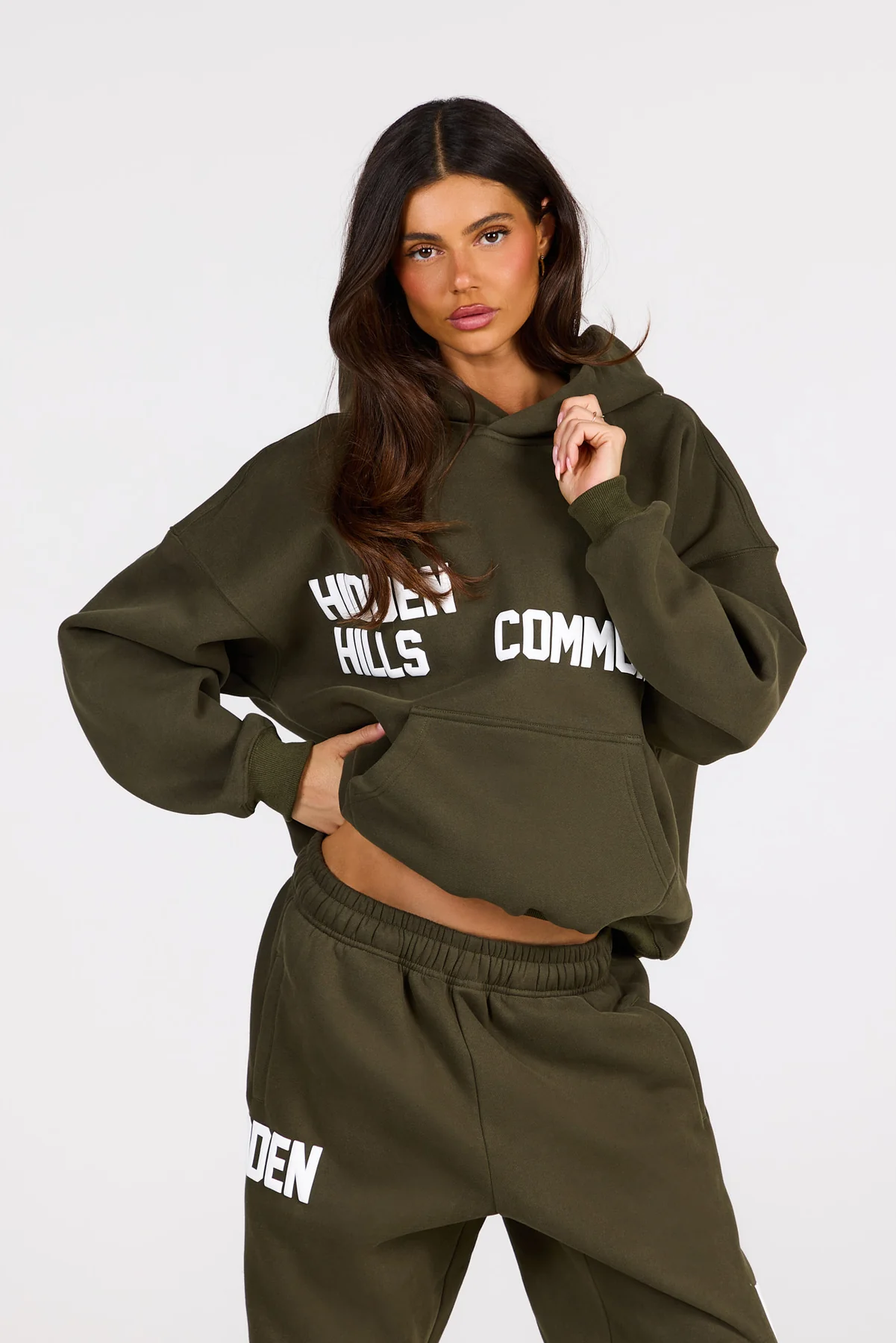 Gated Community Hoodie Olive Gated Community Hoodie Olive | Fragment Clothing
