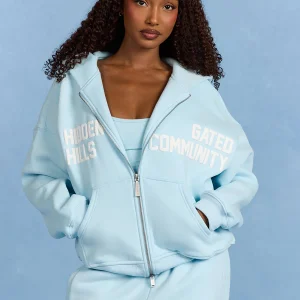Gated Community ZIP Hoodie Light Blue | Fragment Clothing