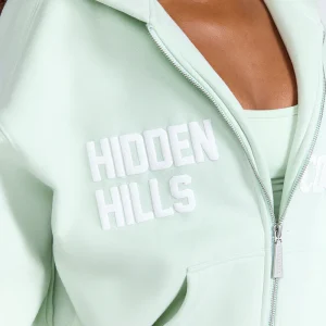 Gated Community ZIP Hoodie Mint | Fragment Clothing - View 2