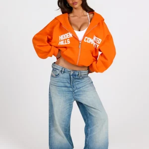 Gated Community ZIP Hoodie Orange | Fragment Clothing - View 2