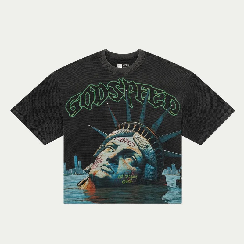 Godspeed Graphic Statue T-Shirt (3) AUTO-DRAFT | Fragment Clothing