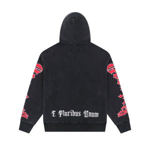 Godspeed Masked Skull Hoodie – Black | Fragment Clothing - View 2