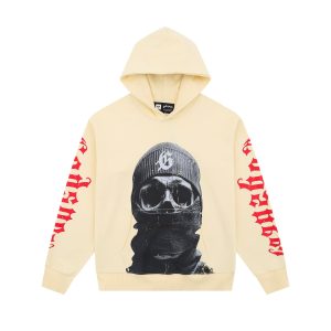 Godspeed Masked Skull Hoodie – Cream | Fragment Clothing
