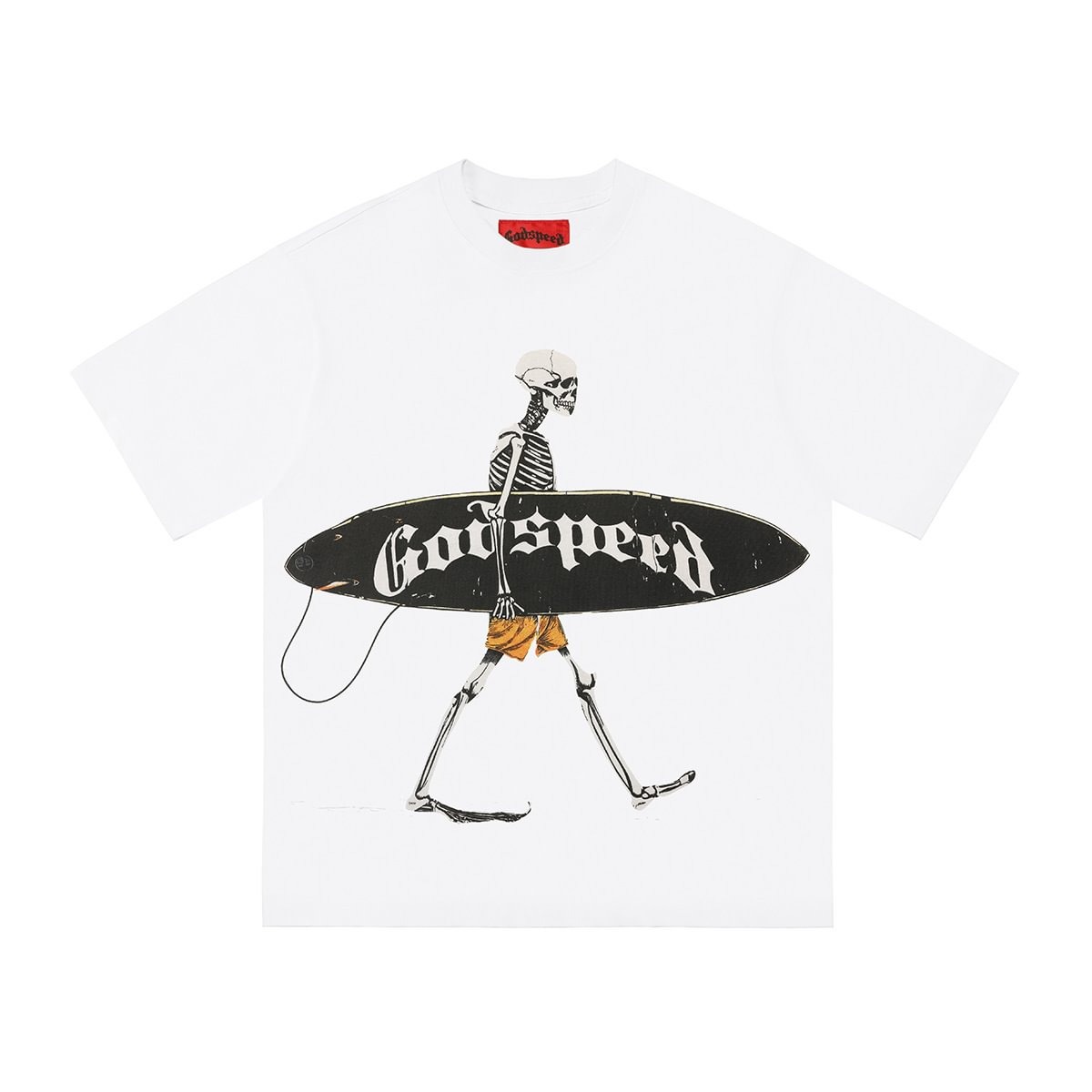 Godspeed Surf Skeleton T-Shirt – White (1) Godspeed Surf Skeleton T-Shirt – White | Fragment Clothing