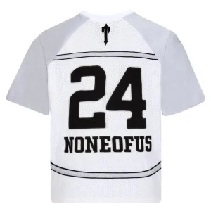 White NFL “NOFS” Jersey – Oversized Sports Streetwear Top | Fragment Clothing - View 2