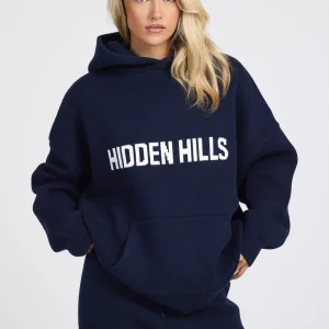 Knit Hoodie Navy | Fragment Clothing