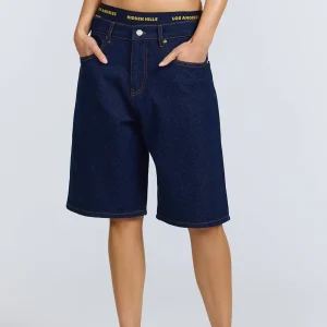 Logo Stitch Jorts Indigo | Fragment Clothing
