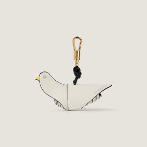 Lucky Charms Bird Charm Bag In Leather (2) | Fragment Clothing