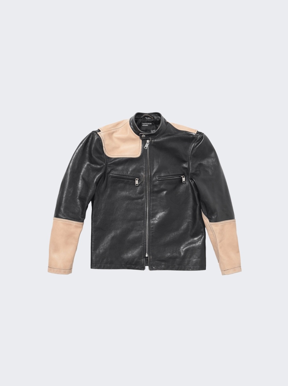 Nurse Ii Leather Jacket Black And Dirty Ivory (2) AUTO-DRAFT | Fragment Clothing
